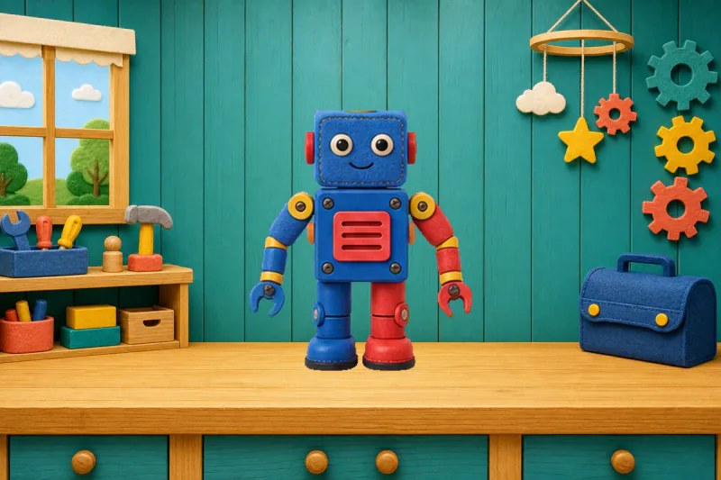 Taller infantil con seis proyectos de construcción para armar.